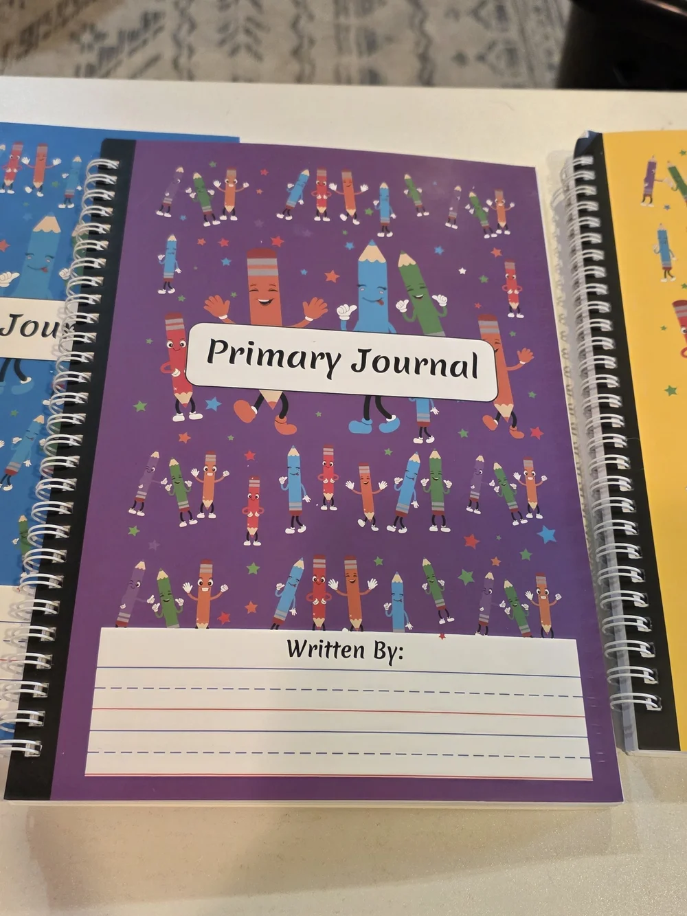 Primary Journal K-2 Spiral Notebook - 3 Pack Pick Your Colors